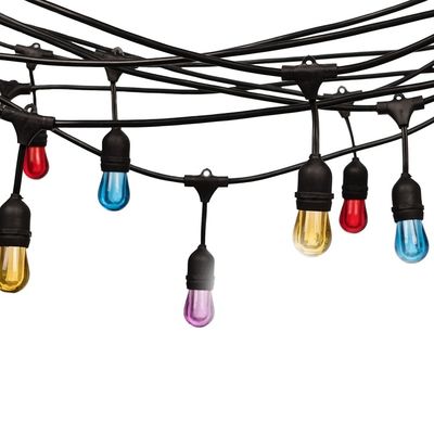 Рождественская медная многоцветная светодиодная RGB Xmas резиновая струна