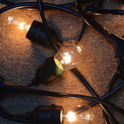 Солнечные канатные фонари наружные светодиодные ремни Струна B22 E27 с IP65 индивидуальным размером