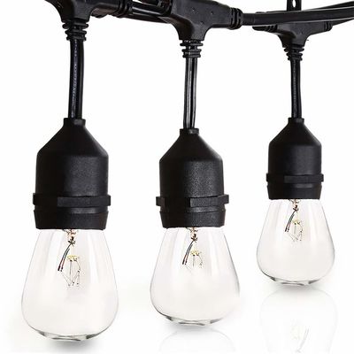 Настраиваемый цвет G40 Festoon Globe String Catenary Light Солнечный