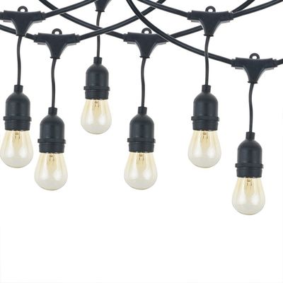Настраиваемый цвет G40 Festoon Globe String Catenary Light Солнечный