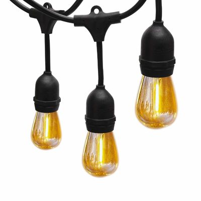 Настраиваемый цвет G40 Festoon Globe String Catenary Light Солнечный