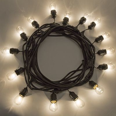 CE ROHS сертифицированные LED Рождественские наружные струнные огни 50000 часов рабочего времени